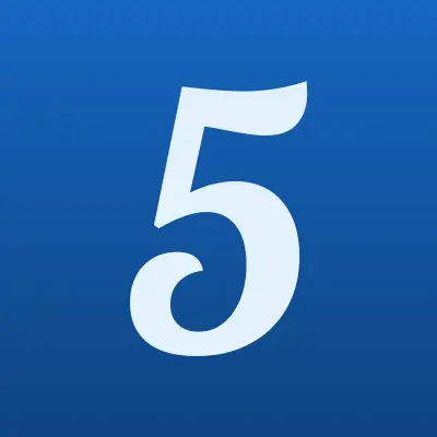 5Колесо, сеть шиномонтажных мастерских, лого-визитка
